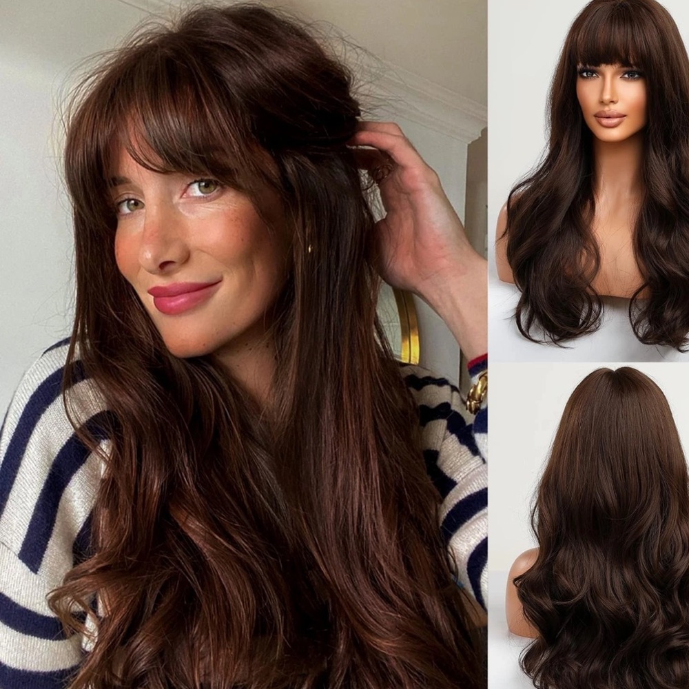 HAIRCUBE. BROWN WIG